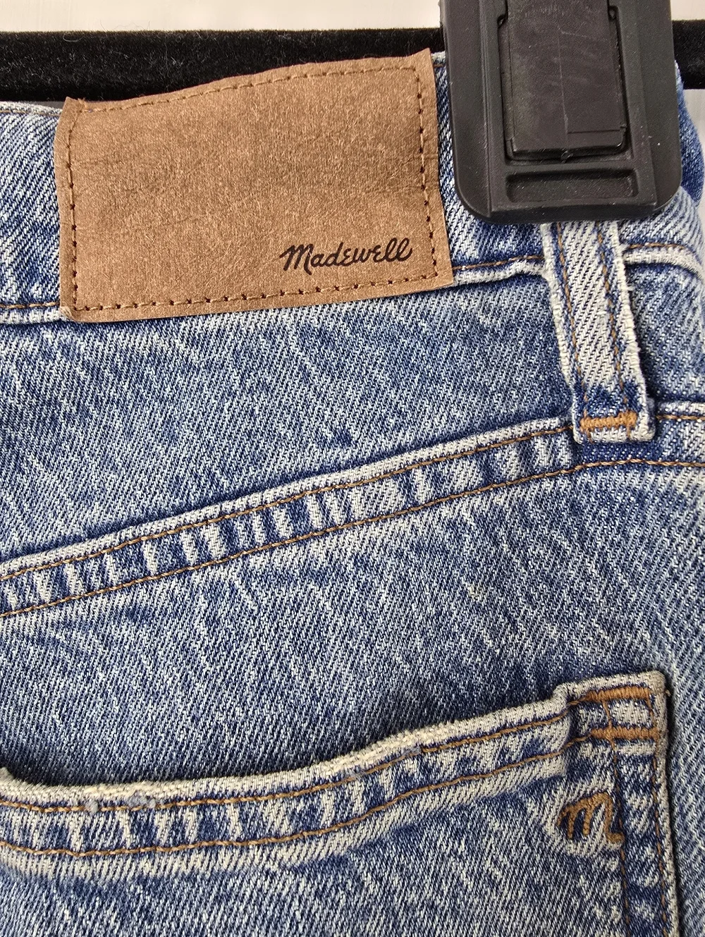 Madewell The Perfect Vintage Wide-Leg Jean Blue Denim Jeans Enmore Wash Size 28 - Picture 9 of 14